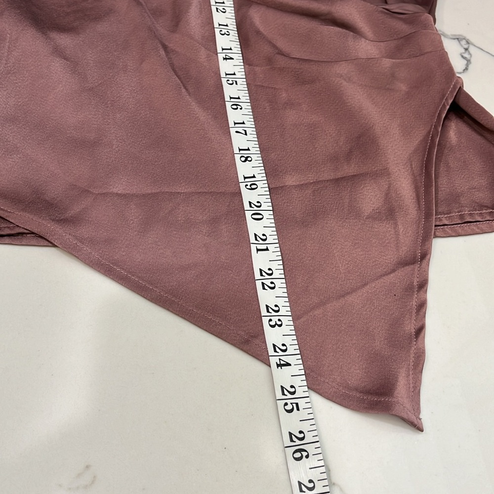 🎉Host Pick🎉 Mauve faux crossbody blouse - Picture 6 of 6
